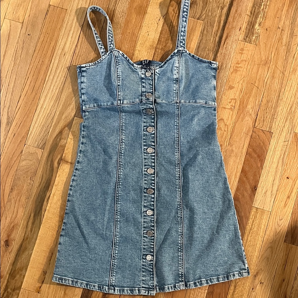 GAP Blue Denim Mini Dress